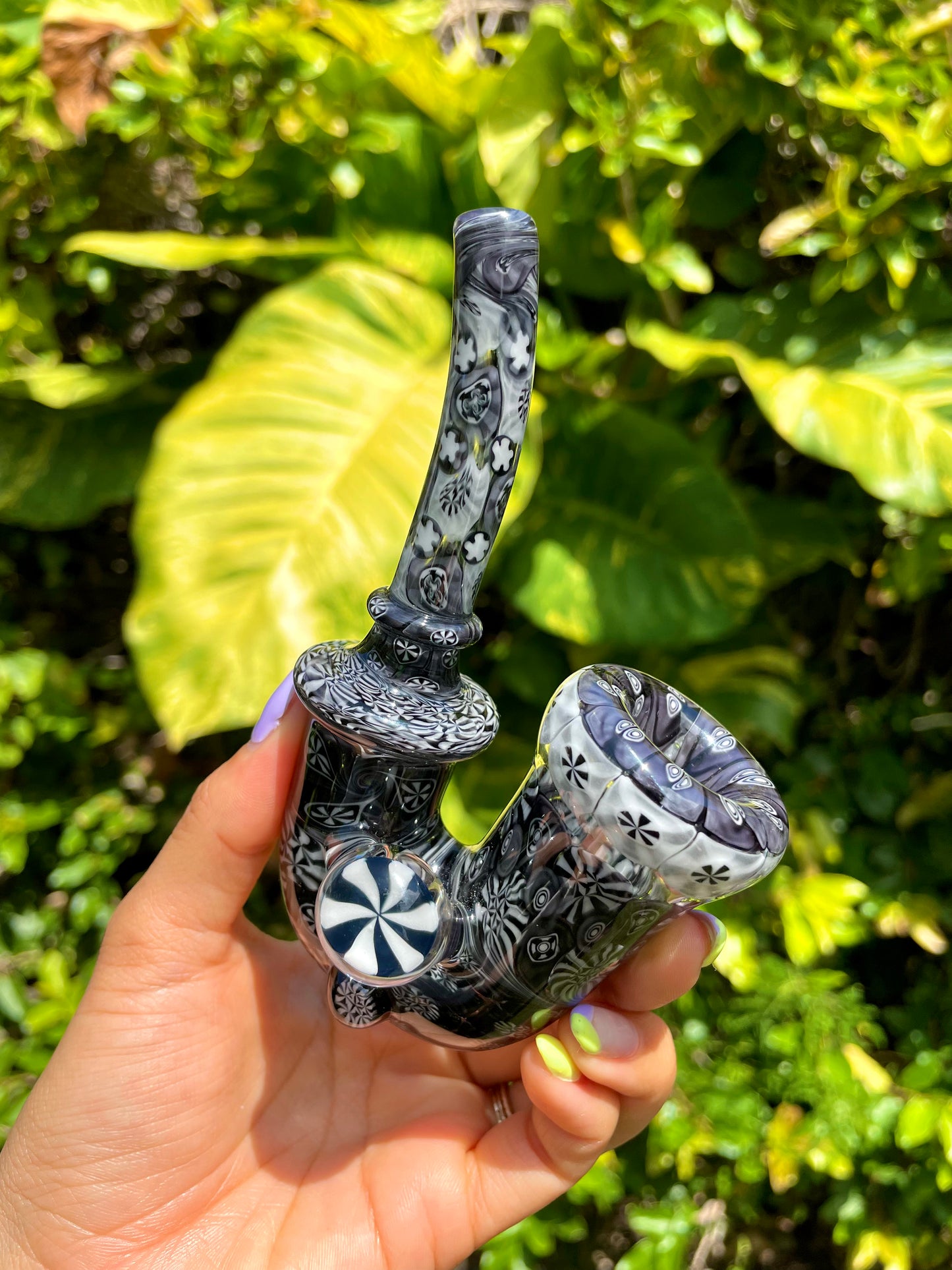 Black and White Murrine Sherlock