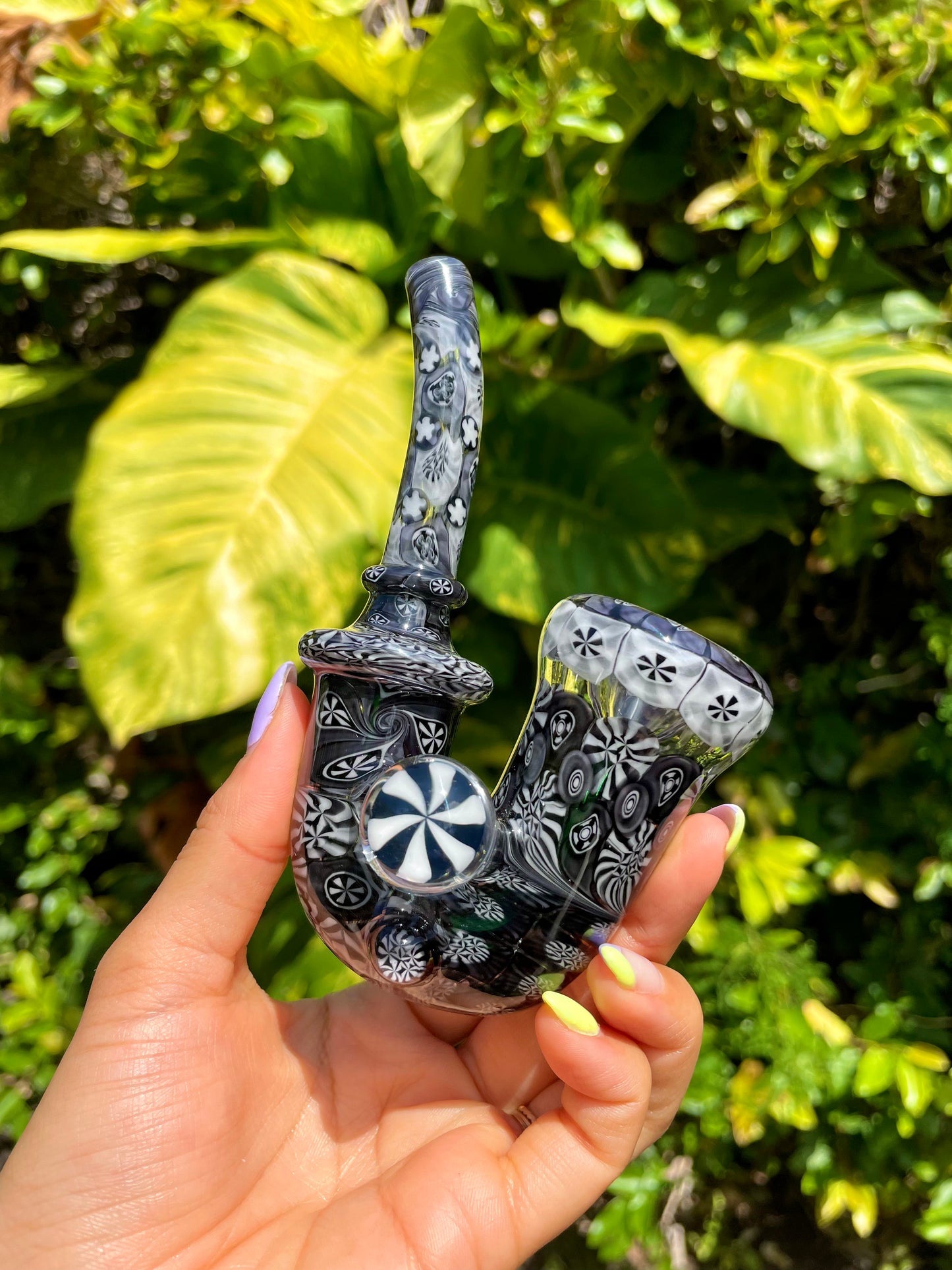 Black and White Murrine Sherlock