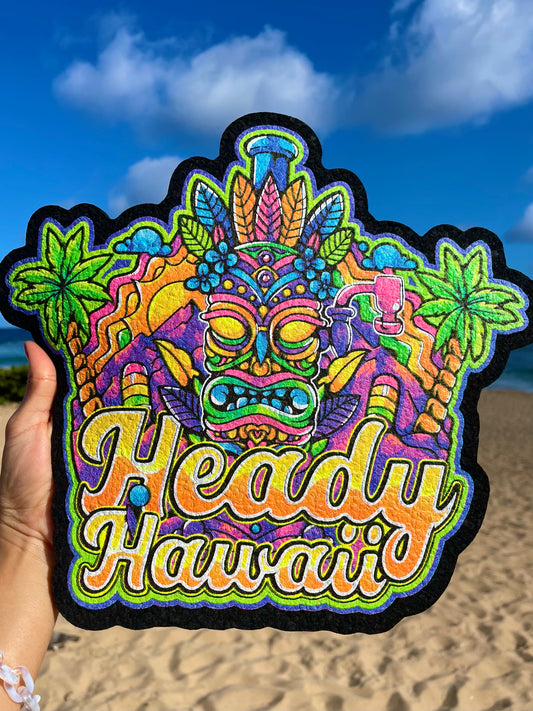 Heady Hawaii UV Tiki Moodmat