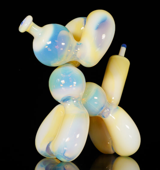 Blitzkriega Glass Balloon Dog Keychain - ResRemover