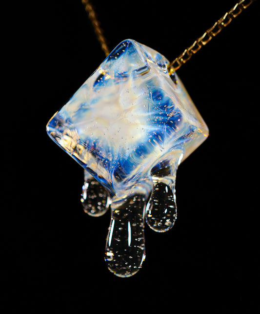 Blu-V Sunburst Dripping Ice Cube Pendant