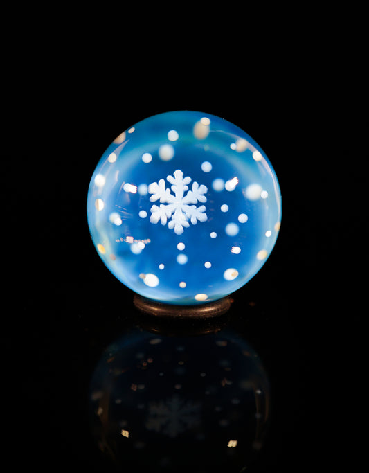 Snowflake Slurper Marble (22mm)