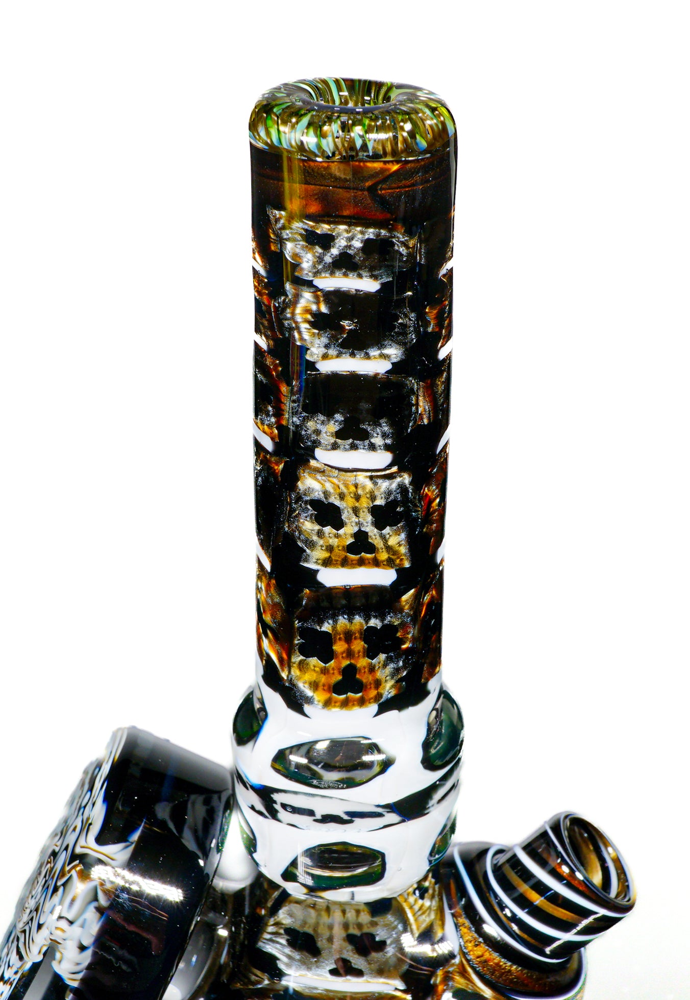 Electrum Skull Beaker Tube