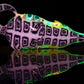 "Nancy" UV Rainbow Chip Shrew