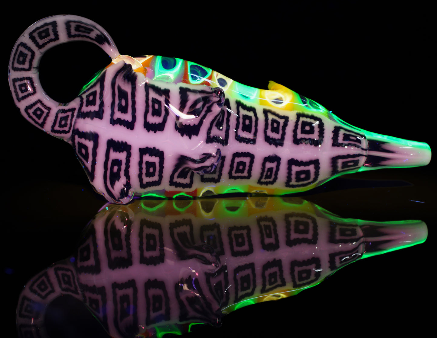 "Nancy" UV Rainbow Chip Shrew