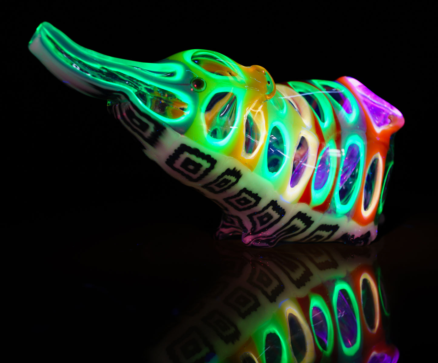 "Nancy" UV Rainbow Chip Shrew