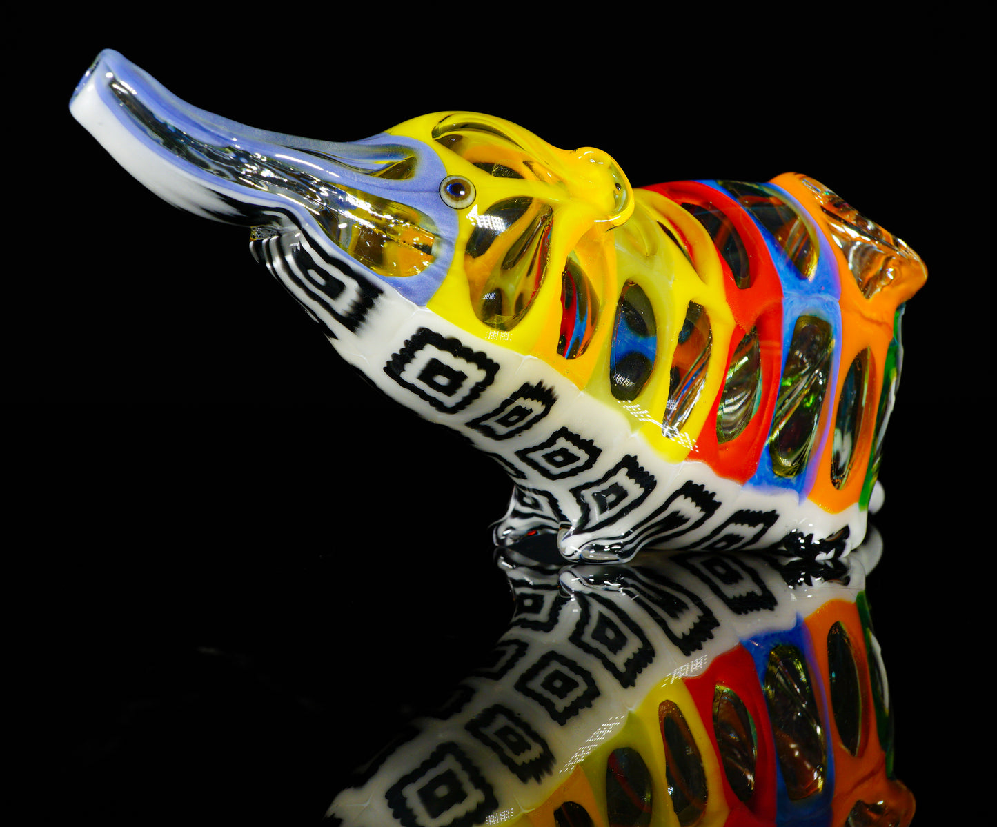 "Nancy" UV Rainbow Chip Shrew