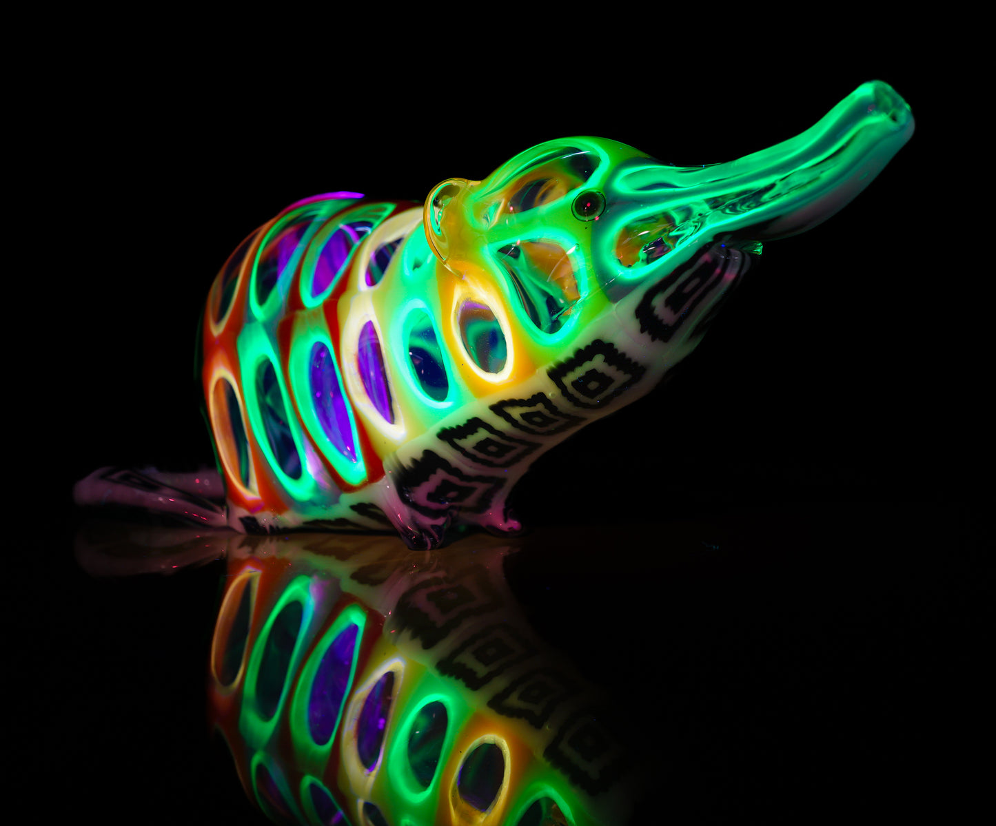 "Nancy" UV Rainbow Chip Shrew