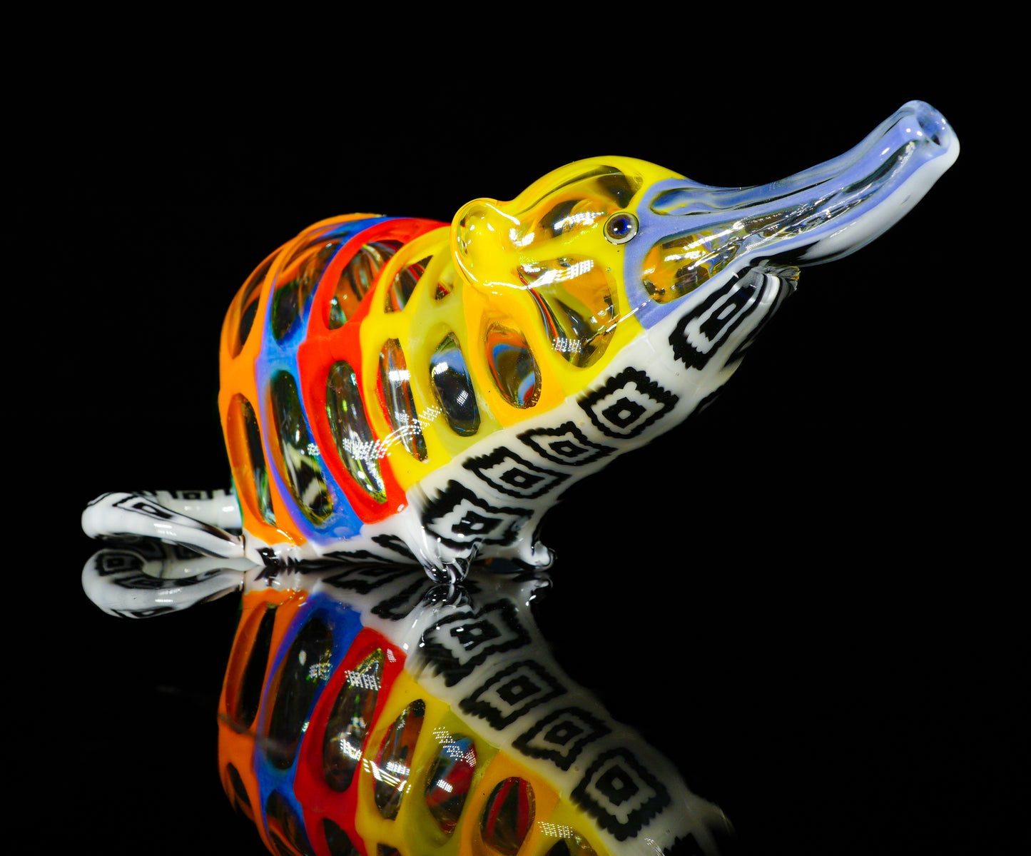 "Nancy" UV Rainbow Chip Shrew