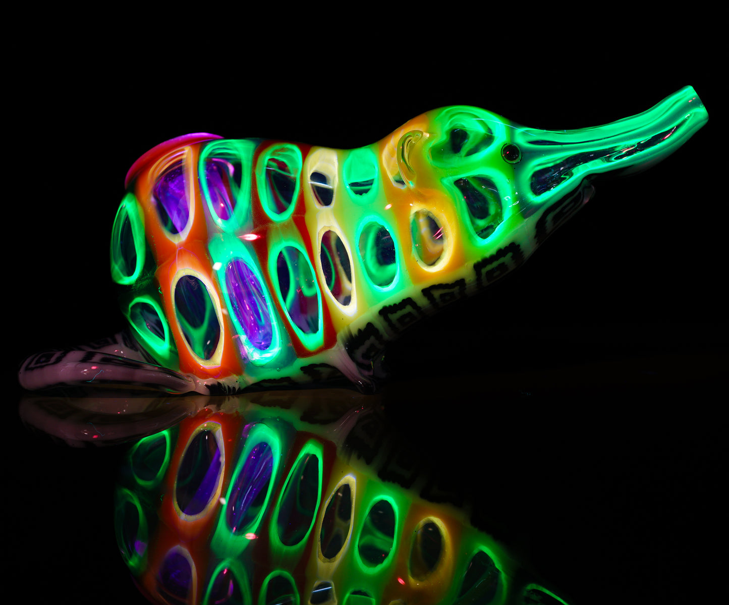 "Nancy" UV Rainbow Chip Shrew