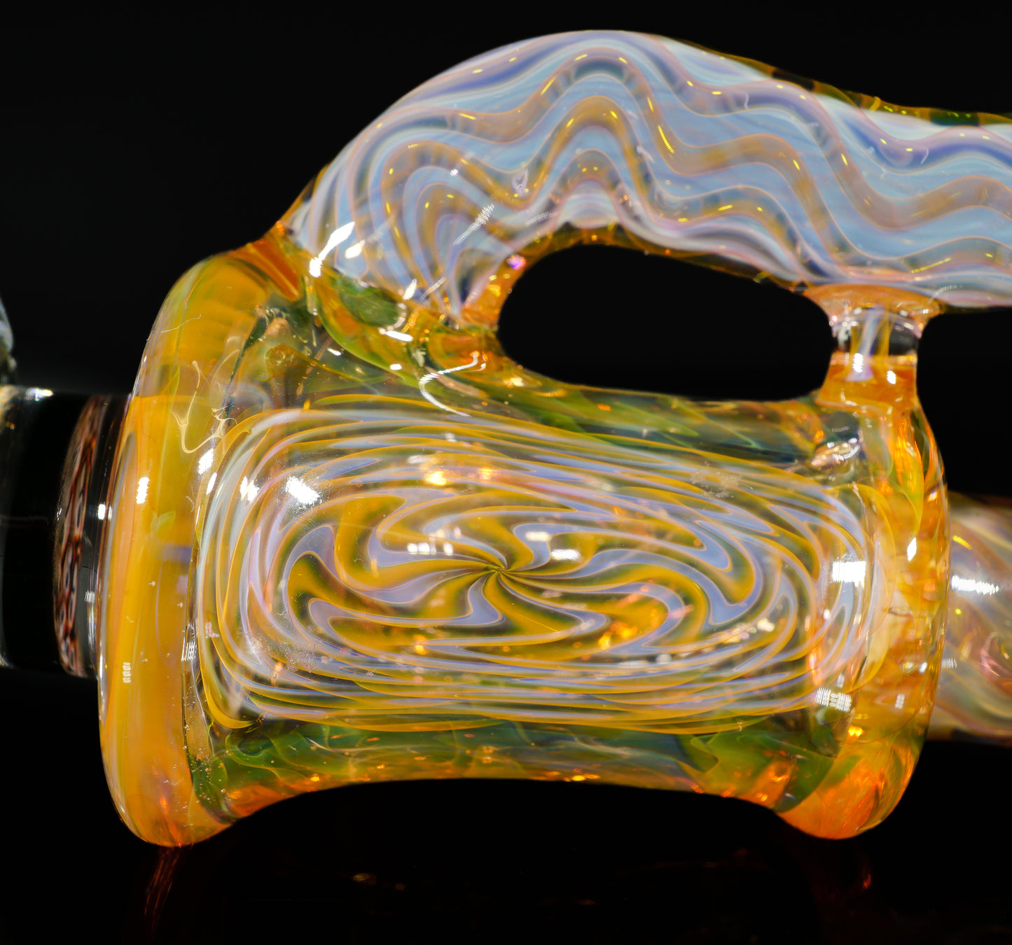 Faceted Fume Peace Pipe