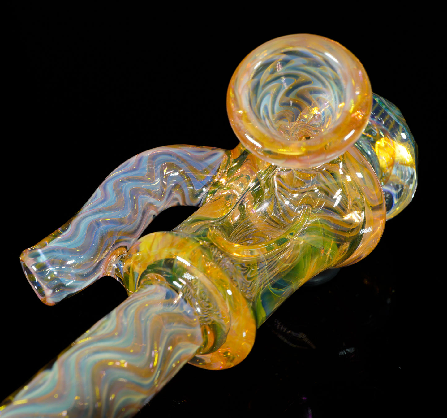 Faceted Fume Peace Pipe