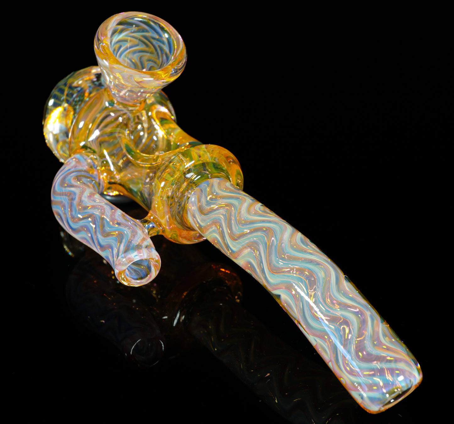 Faceted Fume Peace Pipe