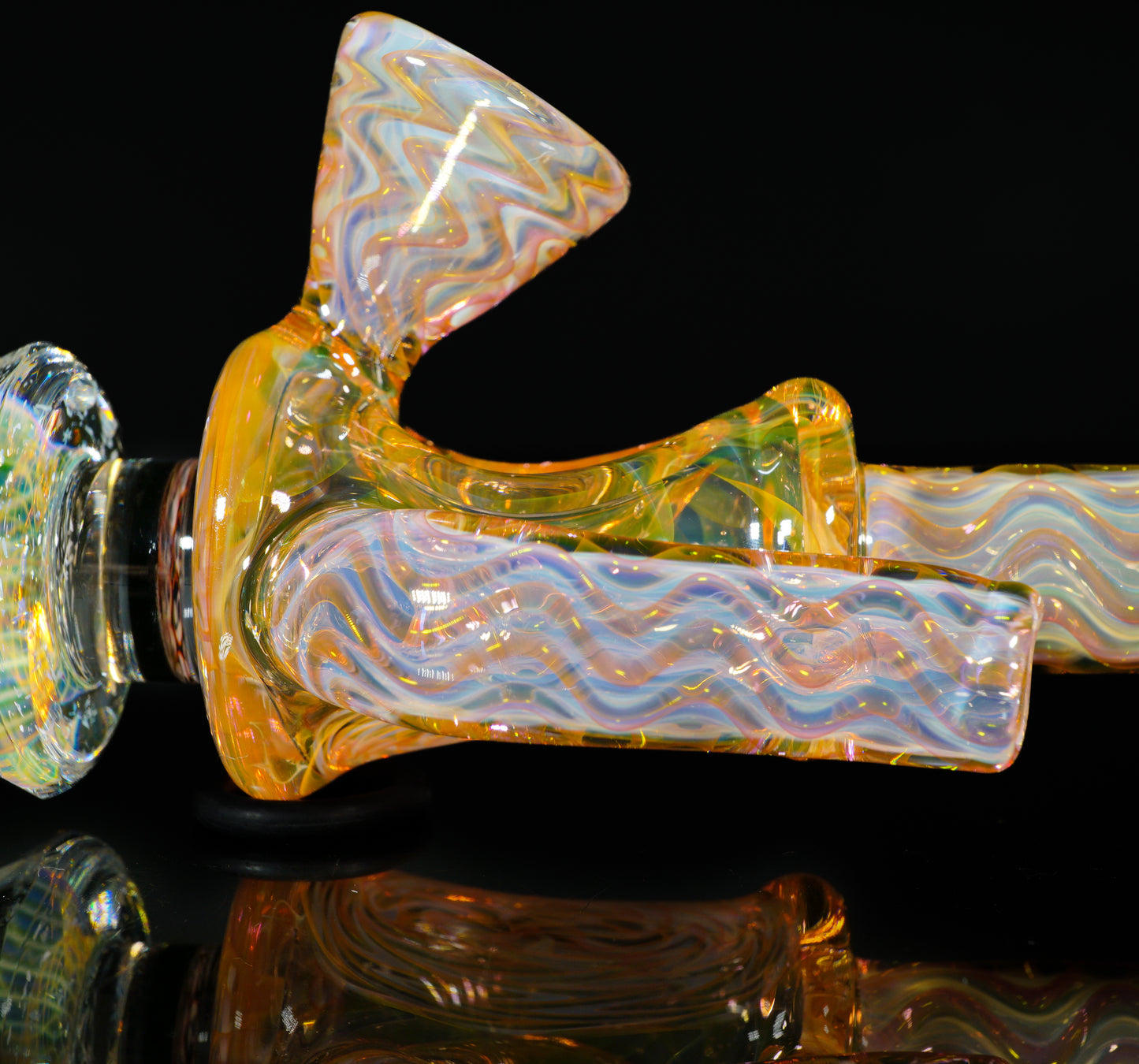 Faceted Fume Peace Pipe