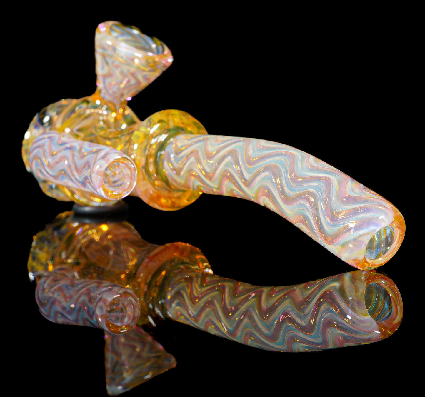 Faceted Fume Peace Pipe