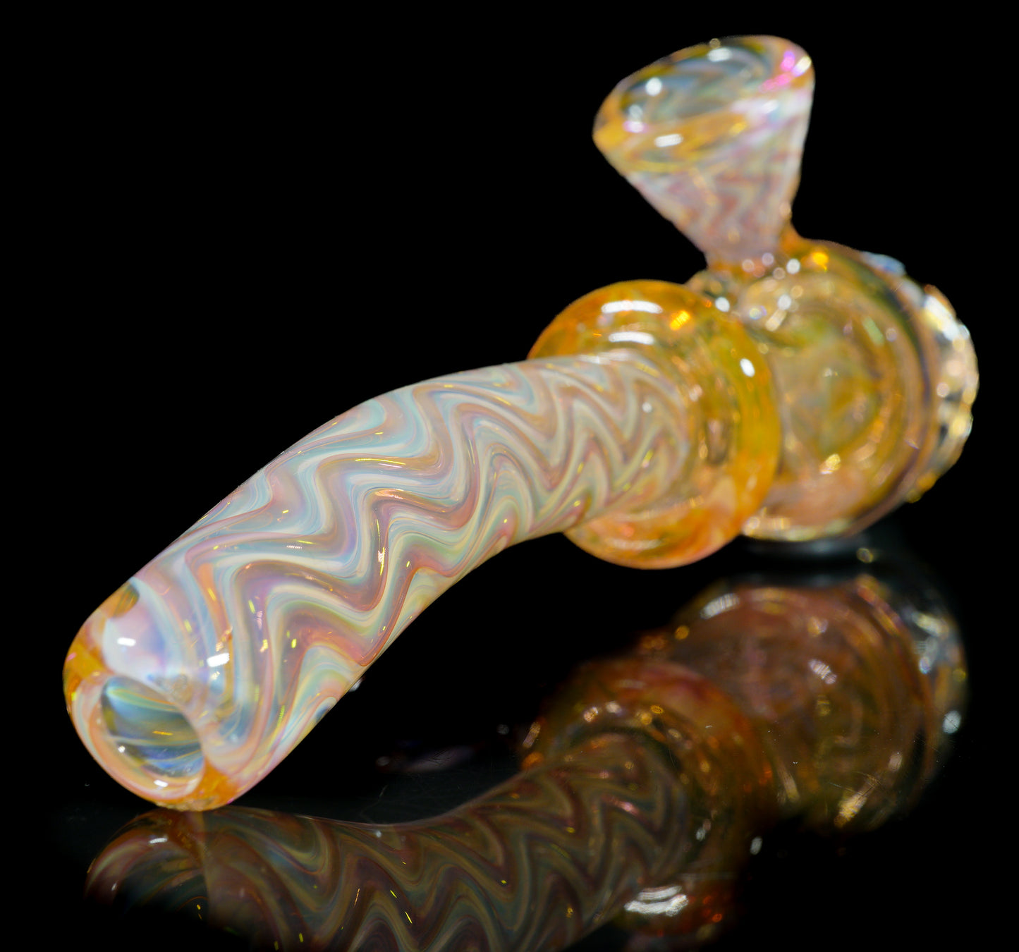 Faceted Fume Peace Pipe