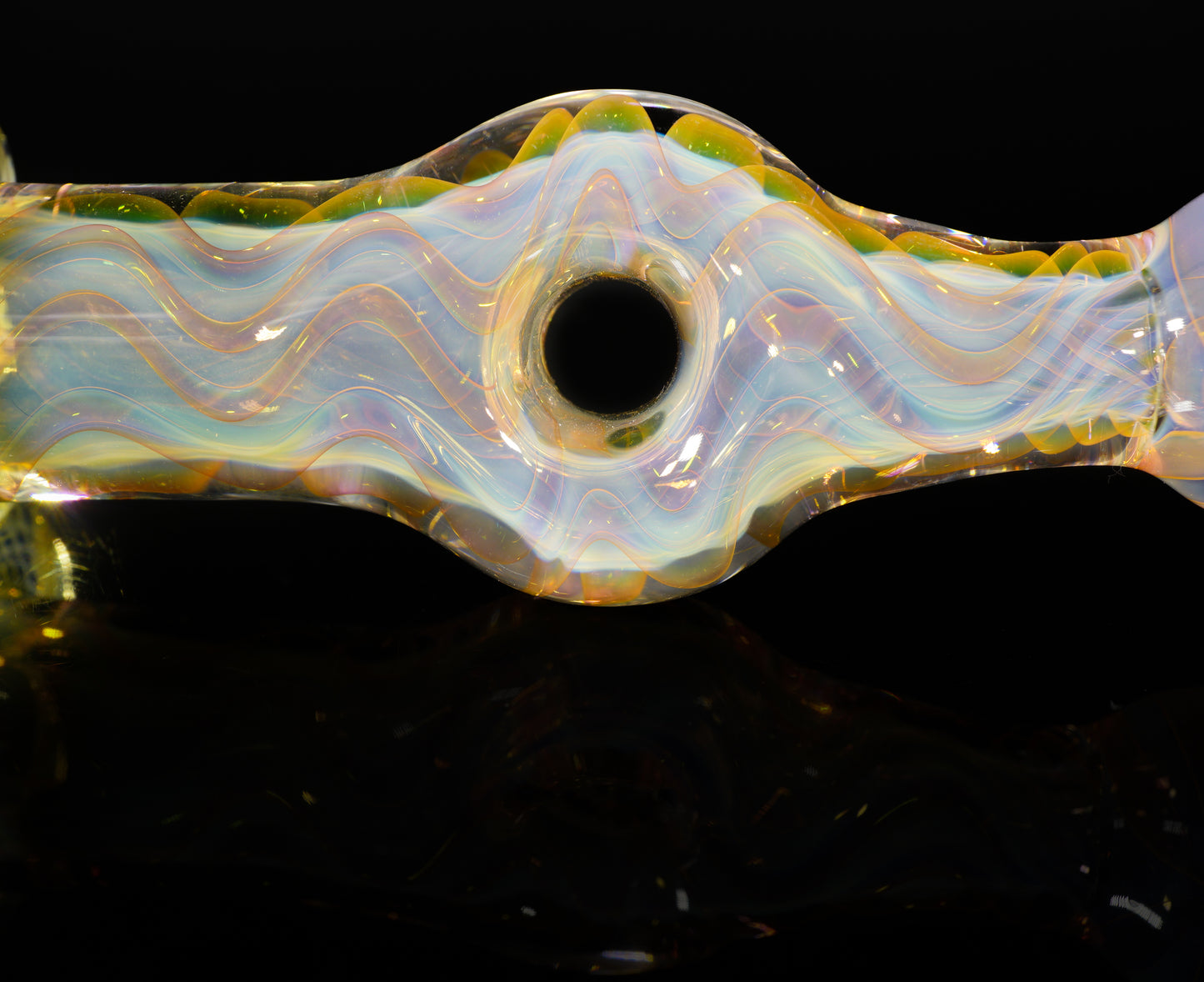 Faceted Fume Donut Joint Holder