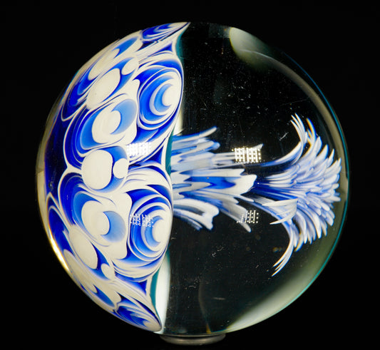 Blue and White Cave Jelly XL Marble (60mm)