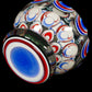 Blue and Red Dot Stack Dichro Paper Weight