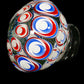 Blue and Red Dot Stack Dichro Paper Weight