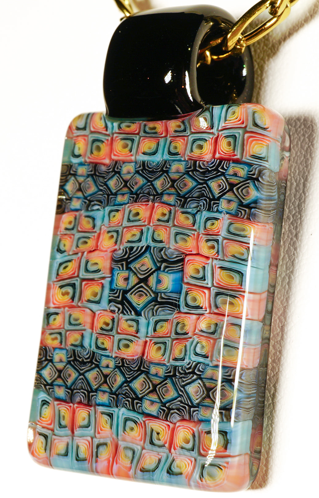 Murrine Tile Pendant