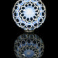 Black and Blue Dotstack Slurper Marble (24mm)