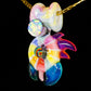 Rainbow UV Bird Opal Mini Pendant