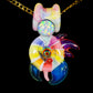 Rainbow UV Bird Opal Mini Pendant