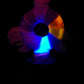 UV Pastel Rainbow Pinwheel Bird Pivot Tip