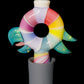 UV Pastel Rainbow Pinwheel Bird Pivot Tip