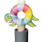 UV Pastel Rainbow Pinwheel Bird Pivot Tip