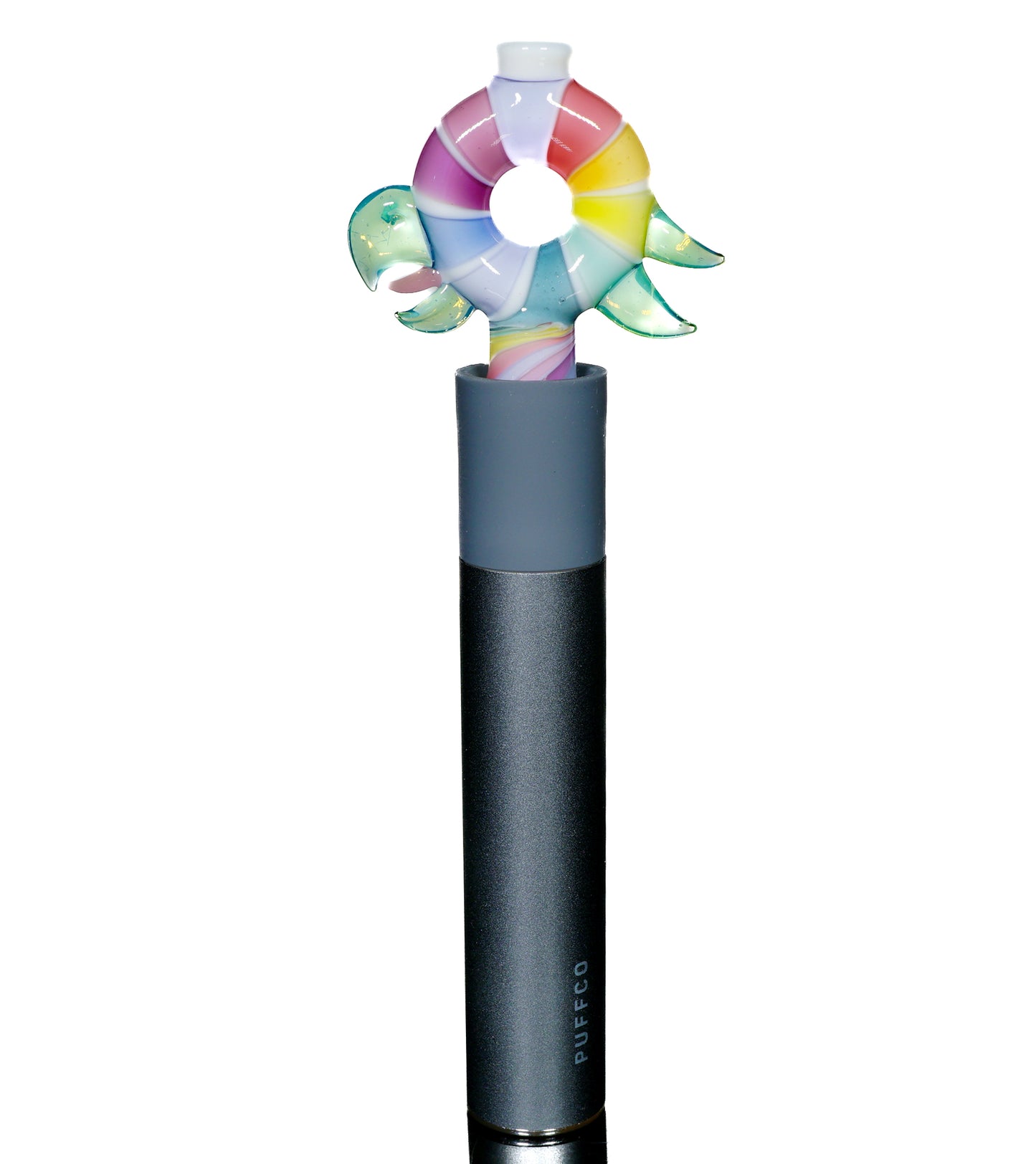 UV Pastel Rainbow Pinwheel Bird Pivot Tip