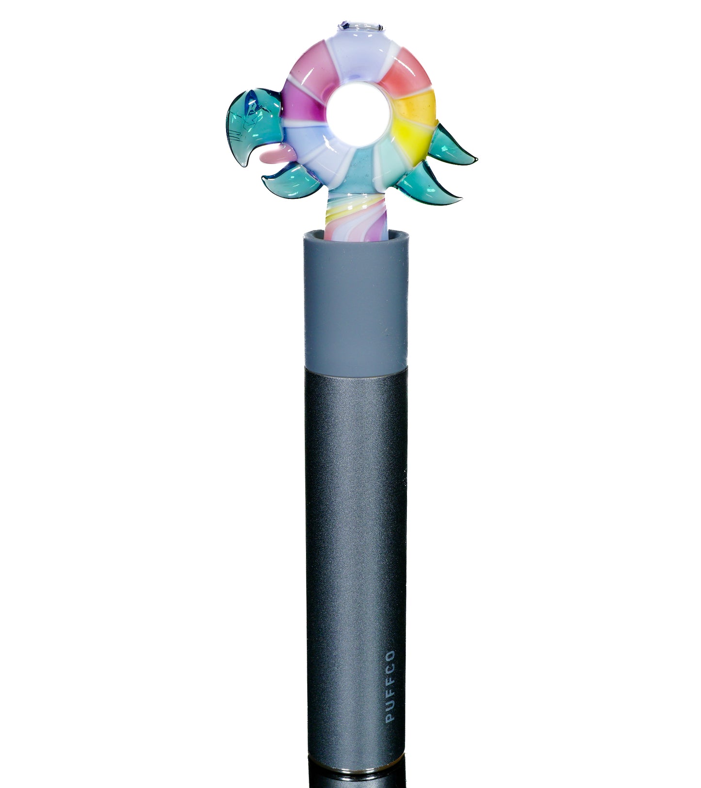 UV Pastel Rainbow Pinwheel Bird Pivot Tip