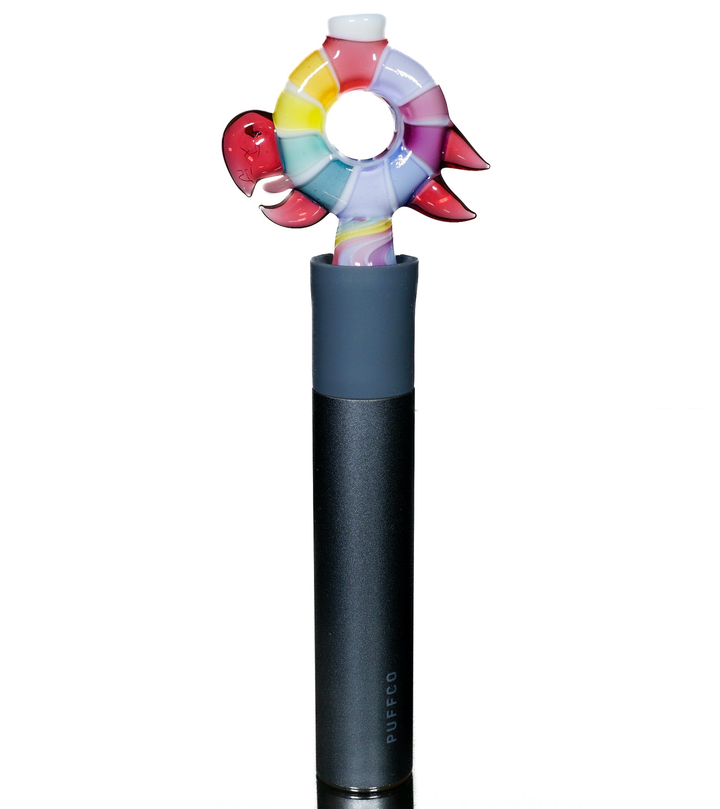 UV Pastel Rainbow Pinwheel Bird Pivot Tip