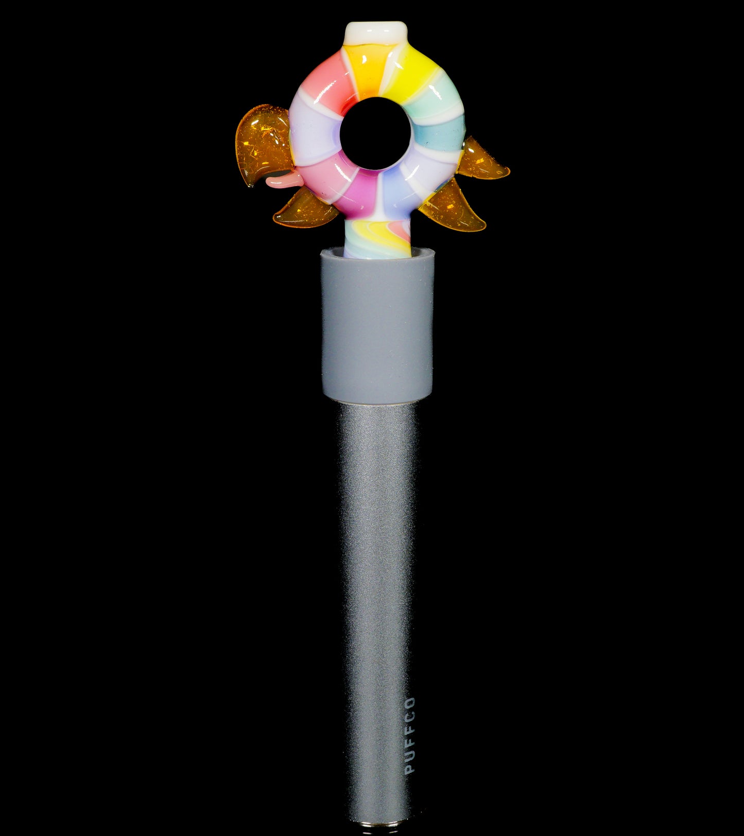 UV Pastel Rainbow Pinwheel Bird Pivot Tip