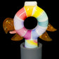 UV Pastel Rainbow Pinwheel Bird Pivot Tip