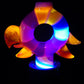 UV Pastel Rainbow Pinwheel Bird Pivot Tip