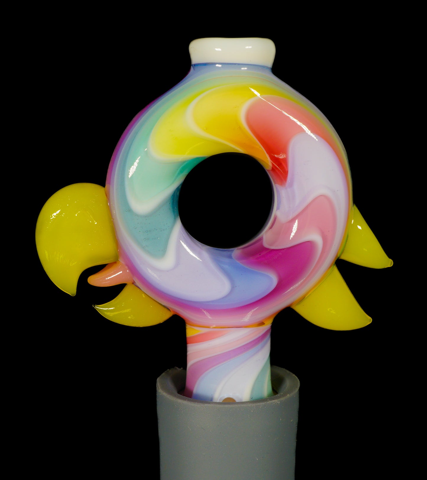 UV Pastel Rainbow Wigwag Bird Pivot Tip