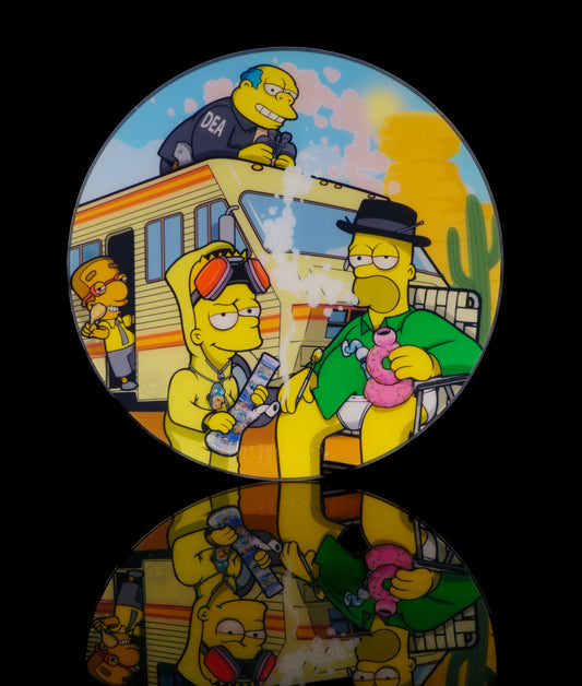 Breaking Simpsons Circle Oil Slick