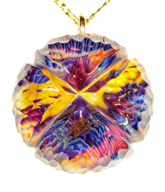 Carved UV Serendipity Paper Weight / Pendant