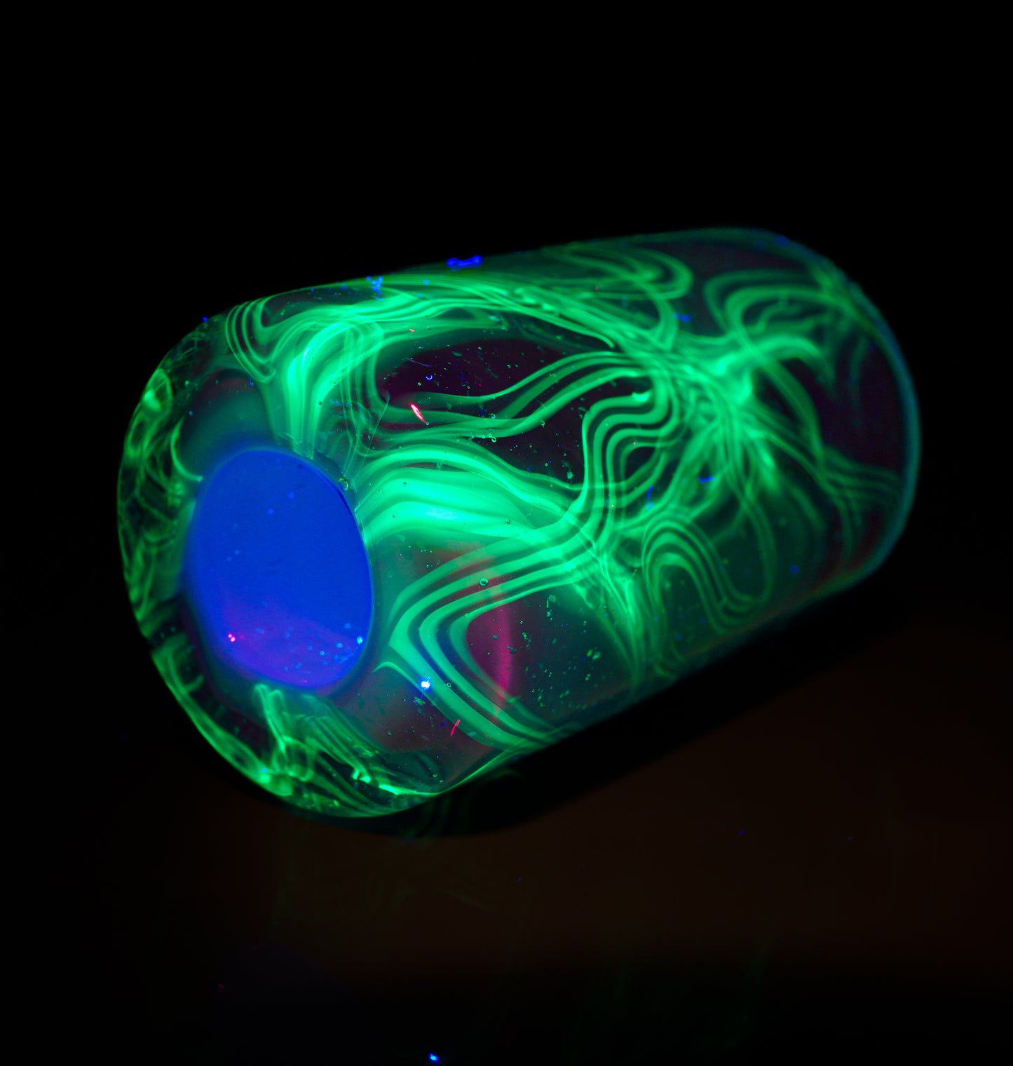 Large UV Scribble Tech Crushed Opal Bead no.1