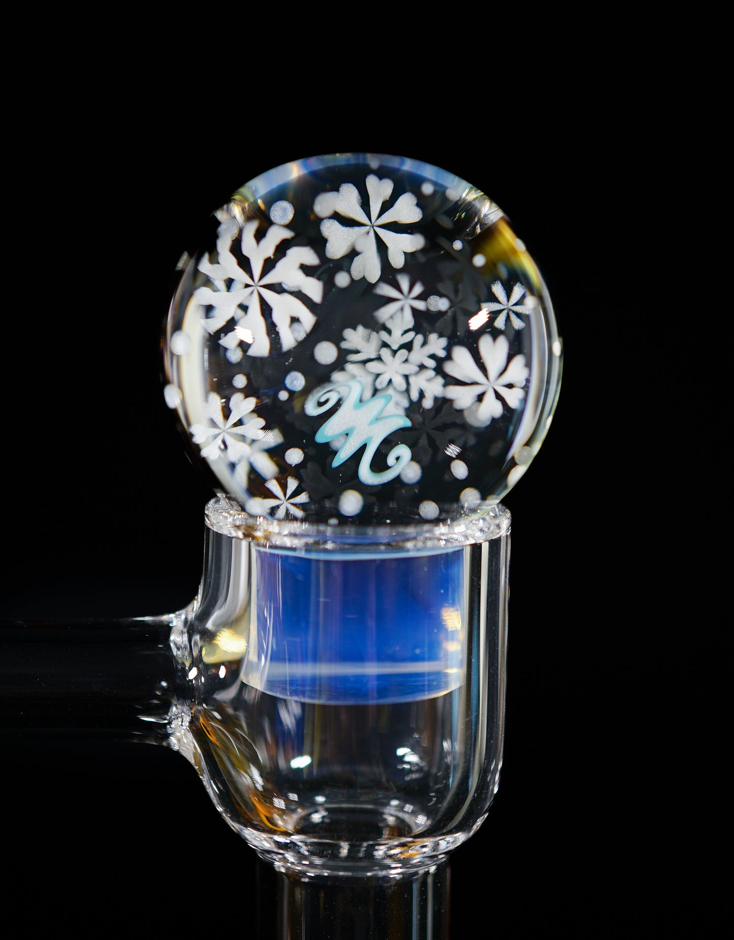 Snow Globe Slurper Topper