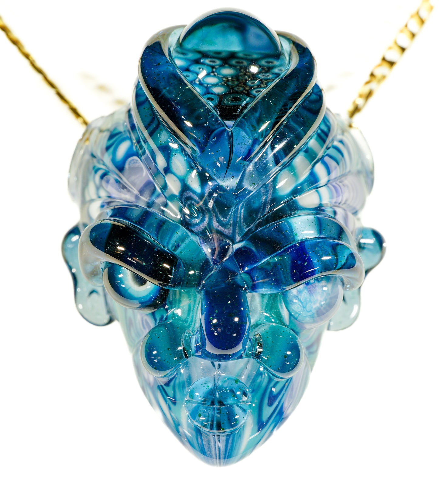 Blue Stardust Milli Shaman Pendant