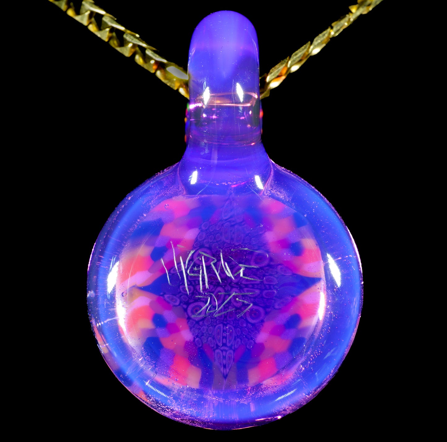 Royal Jelly Crushed Opal Milli Mini Pendant