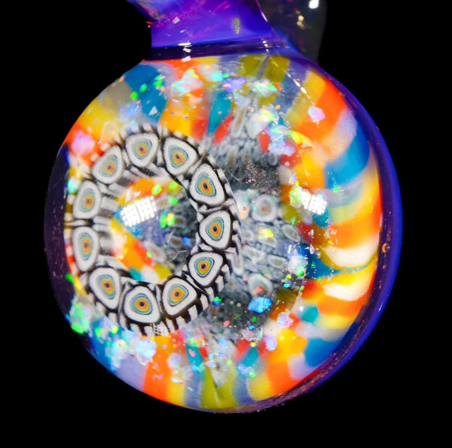 Royal Jelly Crushed Opal Milli Mini Pendant