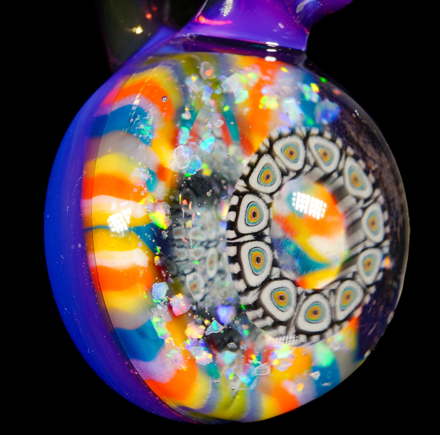 Royal Jelly Crushed Opal Milli Mini Pendant