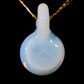 White Satin Crushed Opal Milli Mini Pendant