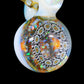 White Satin Crushed Opal Milli Mini Pendant