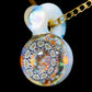 White Satin Crushed Opal Milli Mini Pendant