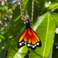 Monarch Butterfly Wing Pendant